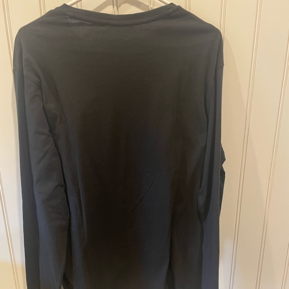 Men’s Polo RalphLauren Black, long sleeve shirt, size large with polo bear logo - Picture 2 of 5